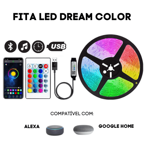 Fita Led Dream Color - Shop Ampla 