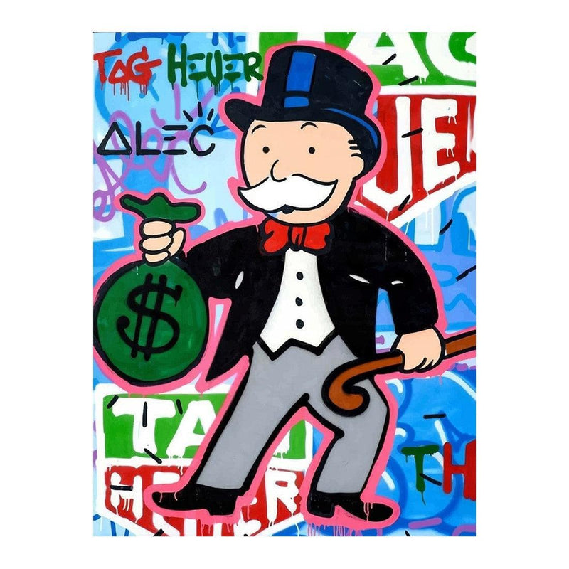 Quadro Canva Alec Monopoly - Shop Ampla 